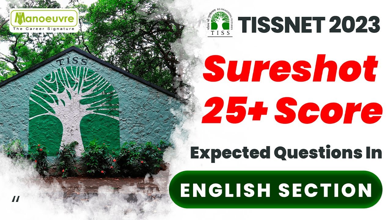 TISSNET 2023 - Sureshot 25 + Score Expected Questions In English Section | Must Watch