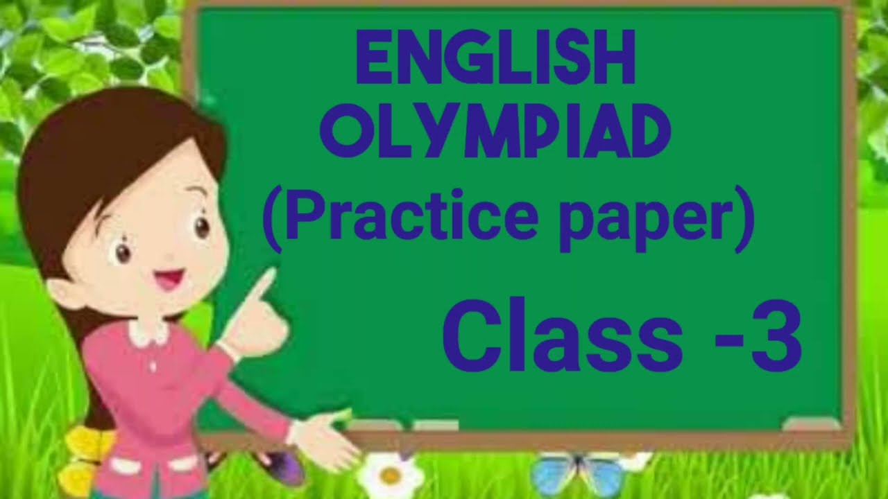 Class 3 English Olympiad Practice paper|Online quiz| Grammar Syllabus of english Olympiad class 3