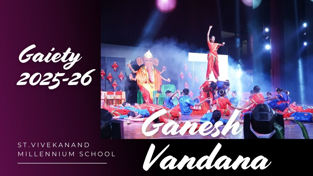 Ganesh Vandana | Gaiety Function 2025–26 | LKG & UKG | St.Vivekanand Millennium School.