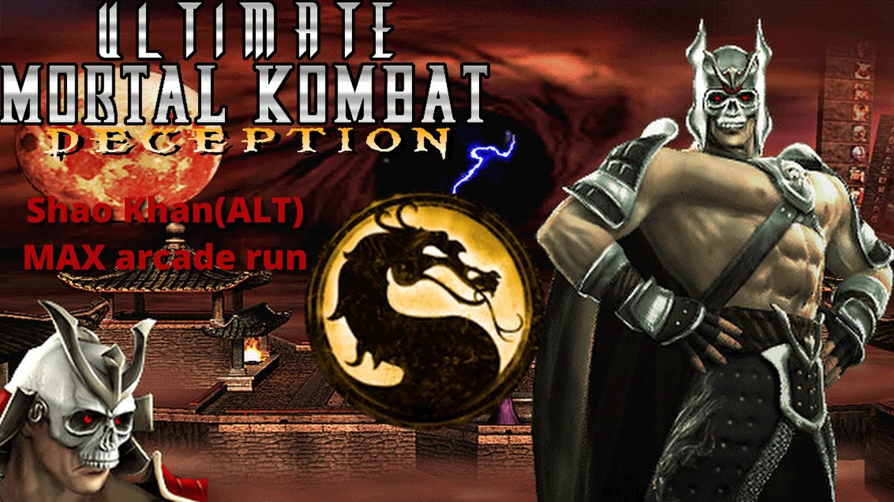 Ultimate Mortal Kombat Deception Shao Kahn(ALT) MAX arcade run