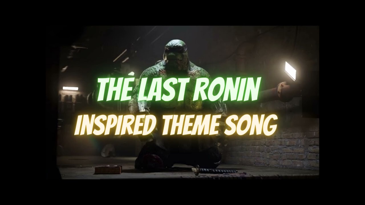 TMNT - The Last Ronin Animated Theme Song Instrumental Rap HipHop Teenage Mutant Ninja Turtles
