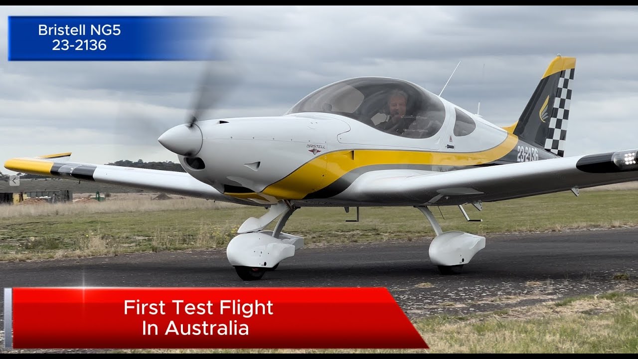 Bristell Test Flight