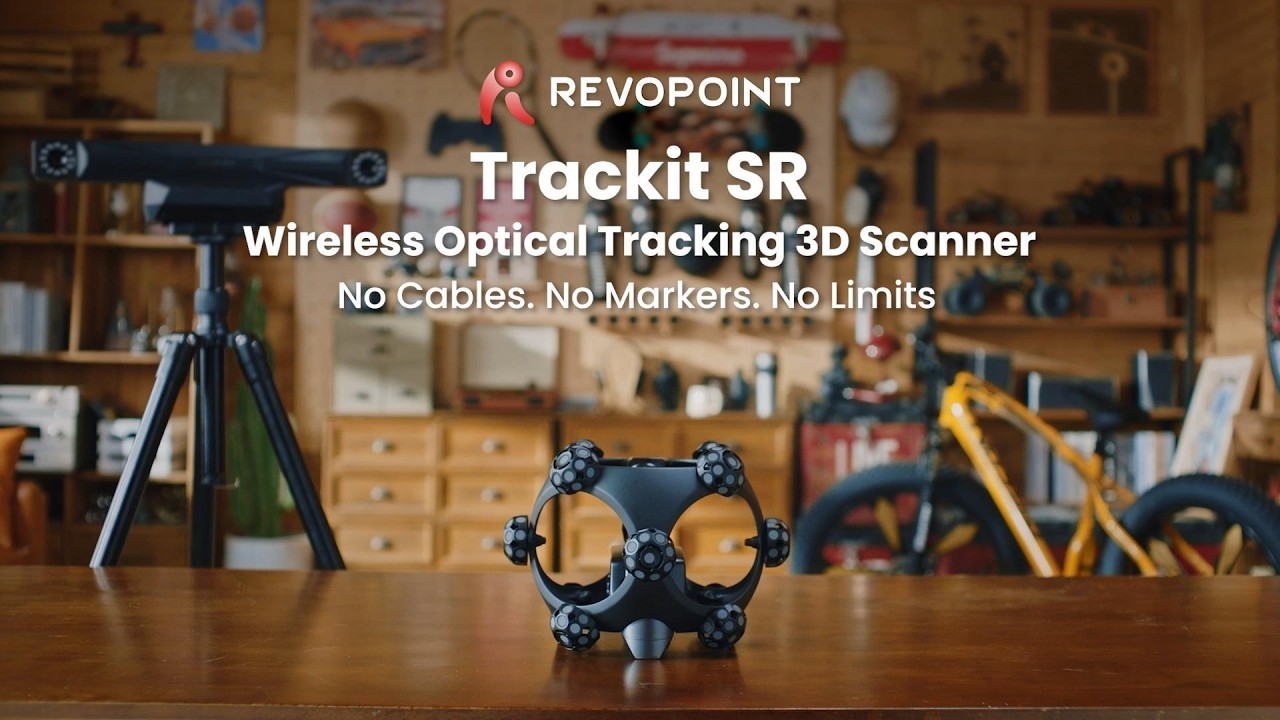 Wireless, Markerless, Limitless: Unleash Your 3D Scanning Freedom | Revopoint Trackit SR