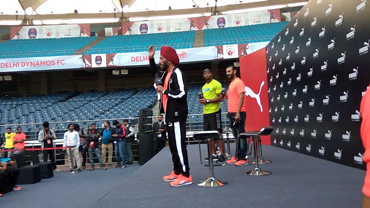 Milkha singh inspirational speech at puma event new delhi