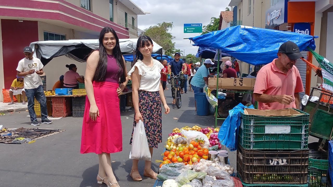 FEIRA LIVRE NA CIDADE DE IBIAPINA CEARÁ DIA 01/12/2024