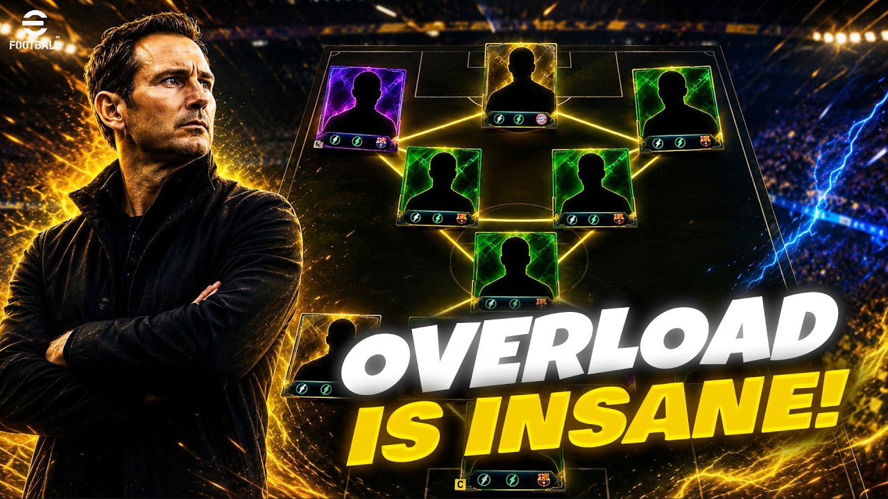 eFootball 2027 OVERLOAD Is INSANE! 🔥 4-1-2-3 Fluid Formation Tactic