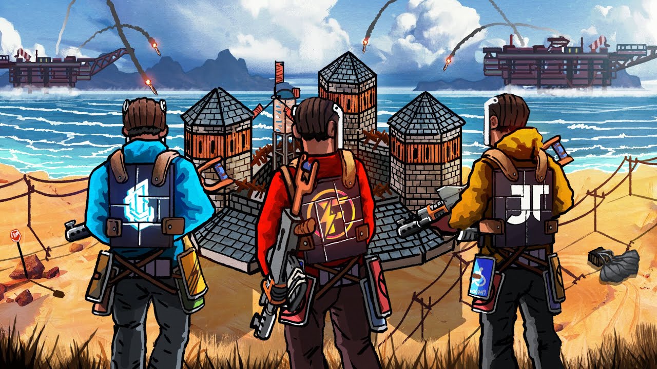 CONTROLLING OIL RIG FROM OUR CASTLE IN RUST