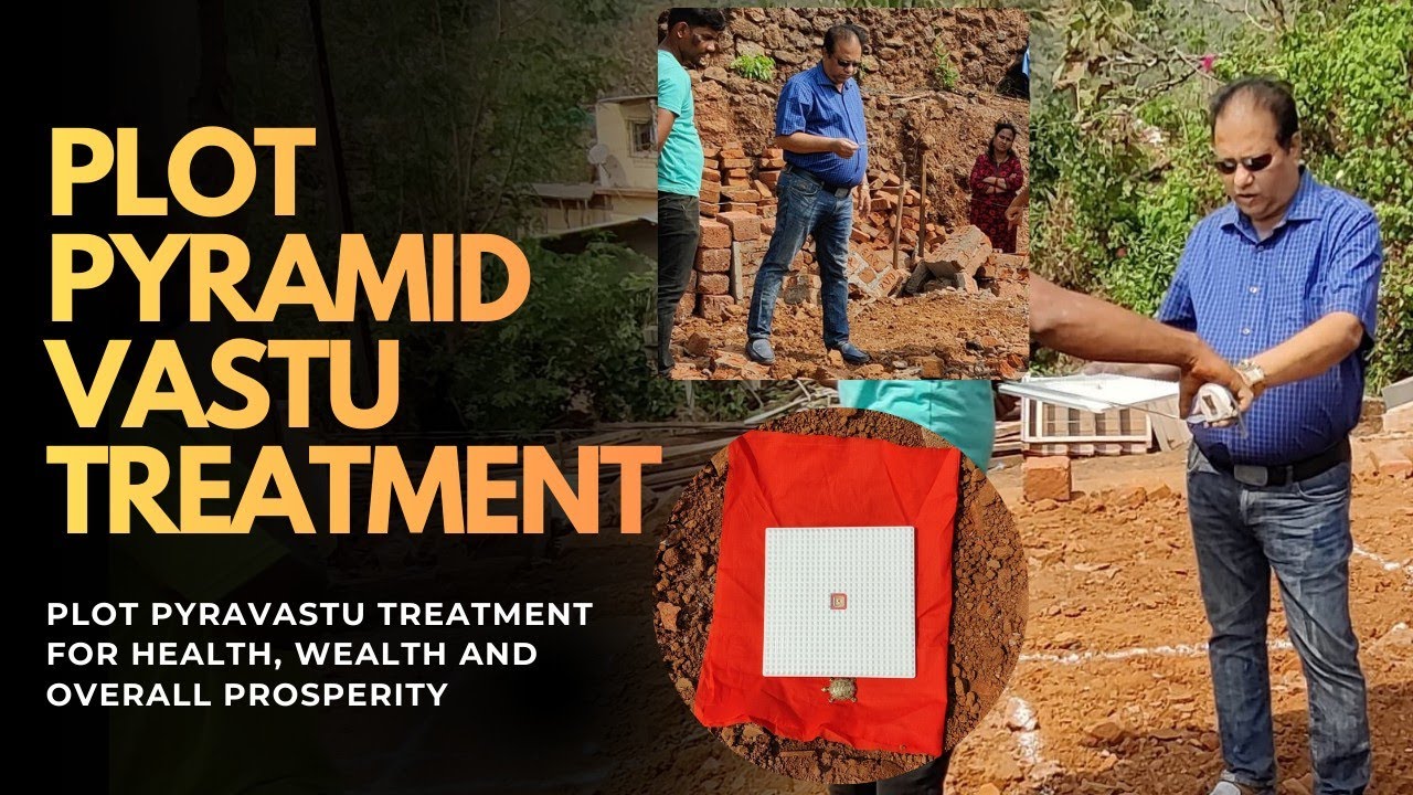 Plot Pyramid Vastu Treatment done for a client at Dapoli.