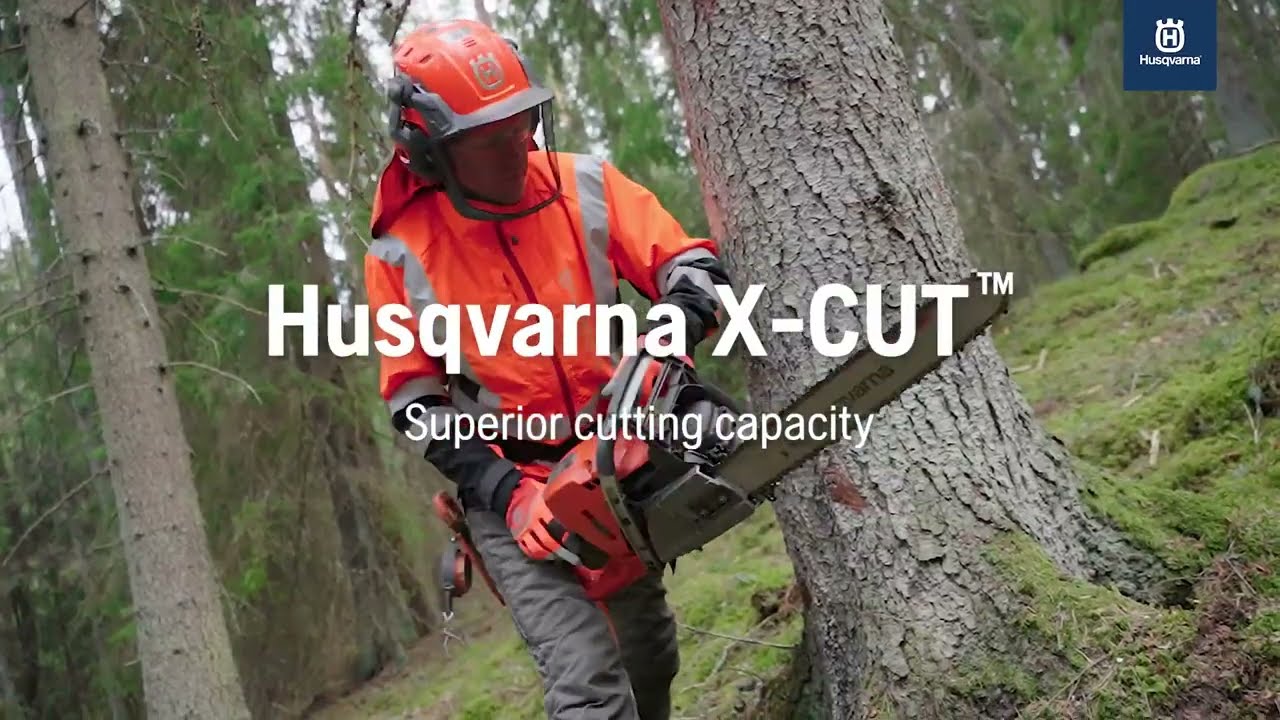 Husqvarna X‑CUT﻿™ Chains: Superior Cutting Capacity