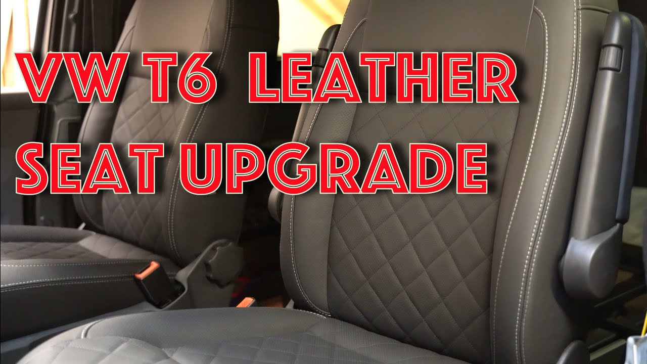 VW T6 Front seat leather upgrade.  Part 1. Auto upholstery