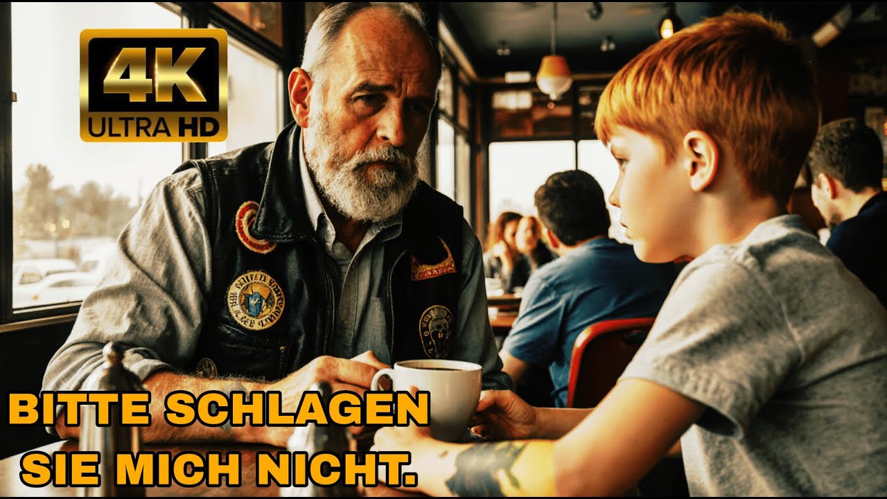 Der Junge zeigte einem Rocker seine Wunden. Der rief sofort die Bruderschaft zusammen.
