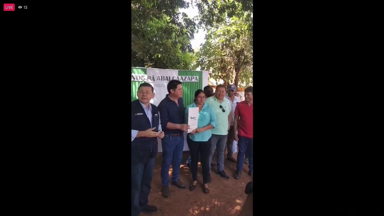 Día histórico en la colonia Santa Teresa Manduarã, de Abaí, Caazapá.#GobiernoDelParaguay