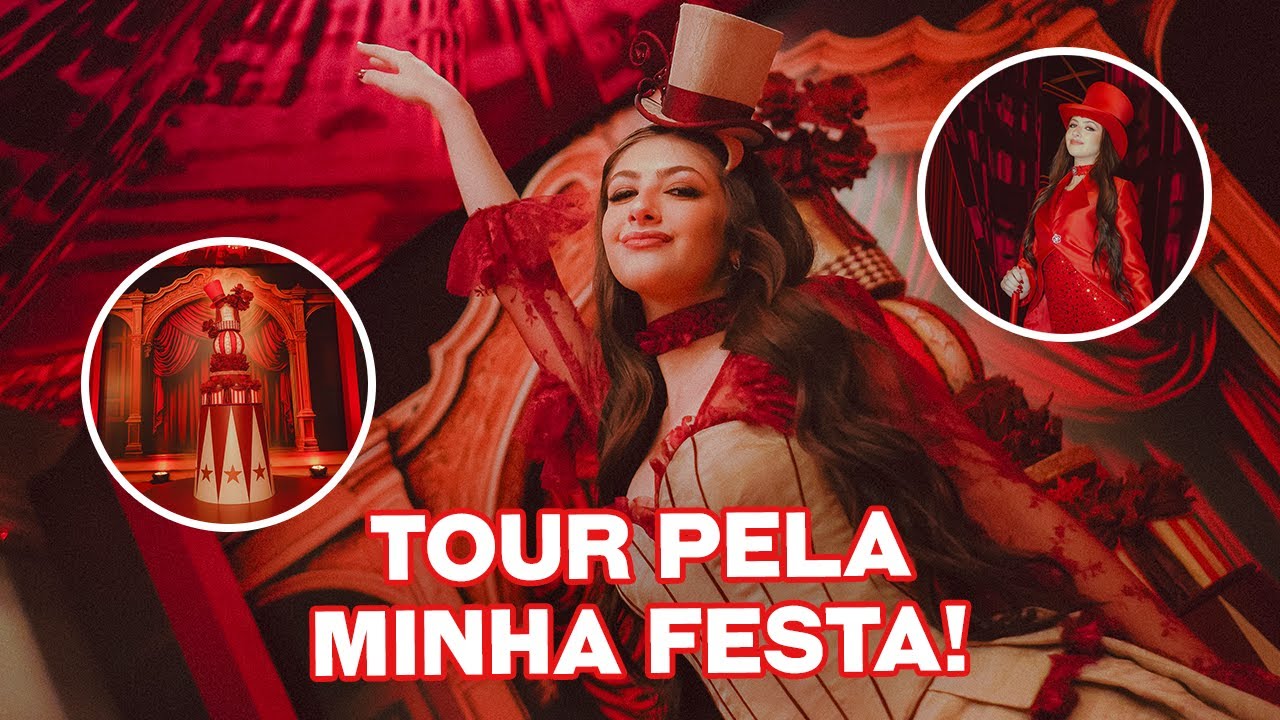 TOUR PELA DECORAÇÃO DA MINHA FESTA!