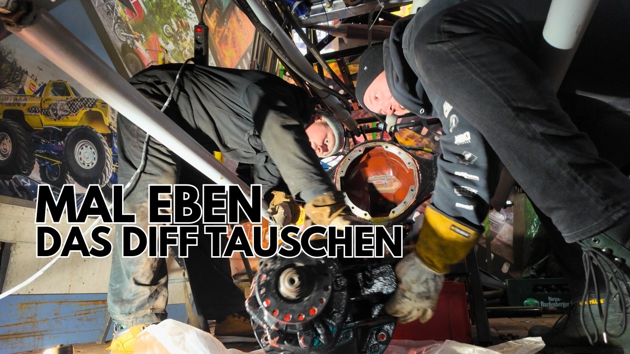Komm, das machen wir mal eben! Differentialwechsel am Monster Truck!