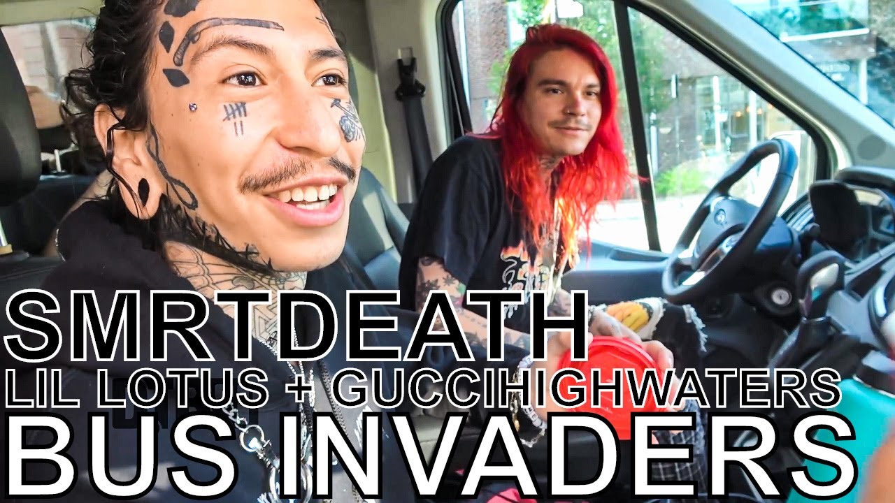 smrtdeath, Lil Lotus & guccihighwaters - BUS INVADERS Ep. 1500