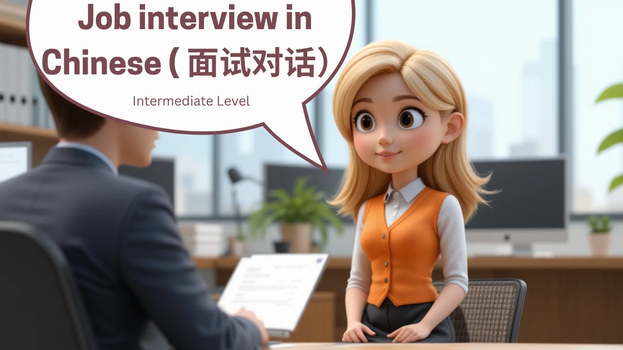 Job Interview in Chinese Conversation Practice - Intermediate