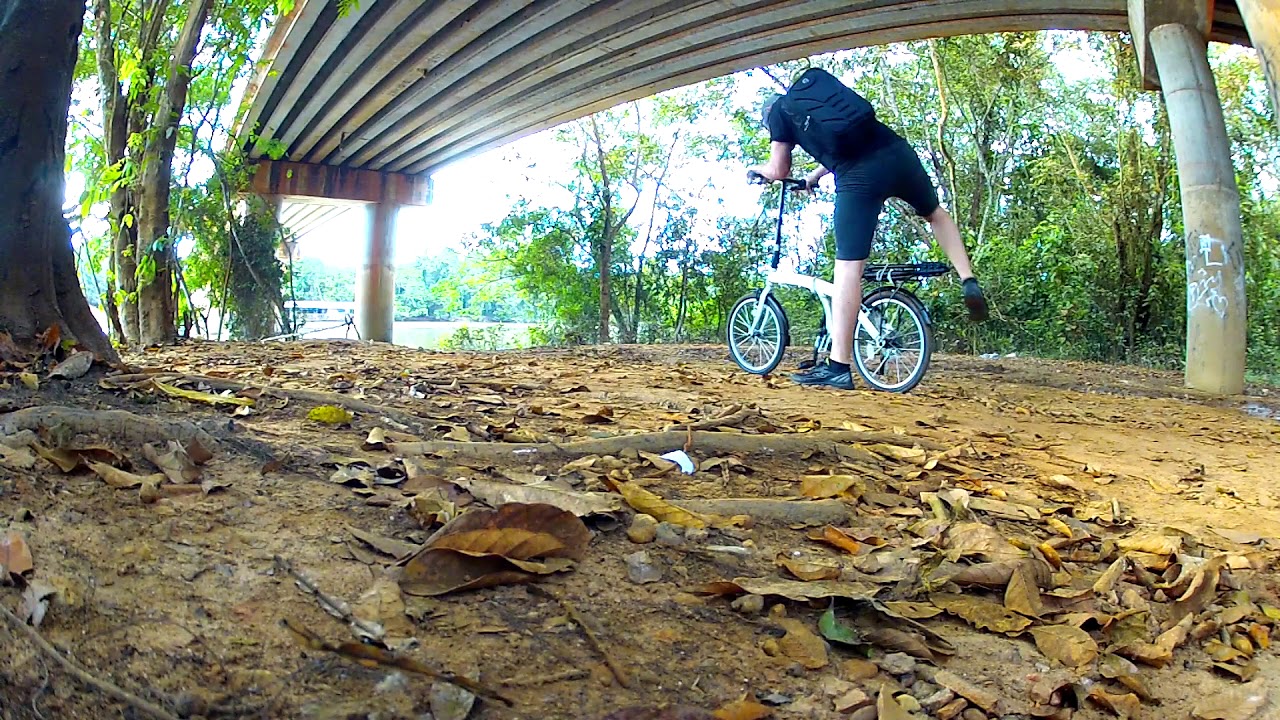 TESTANDO BIKE DOBRÁVEL.