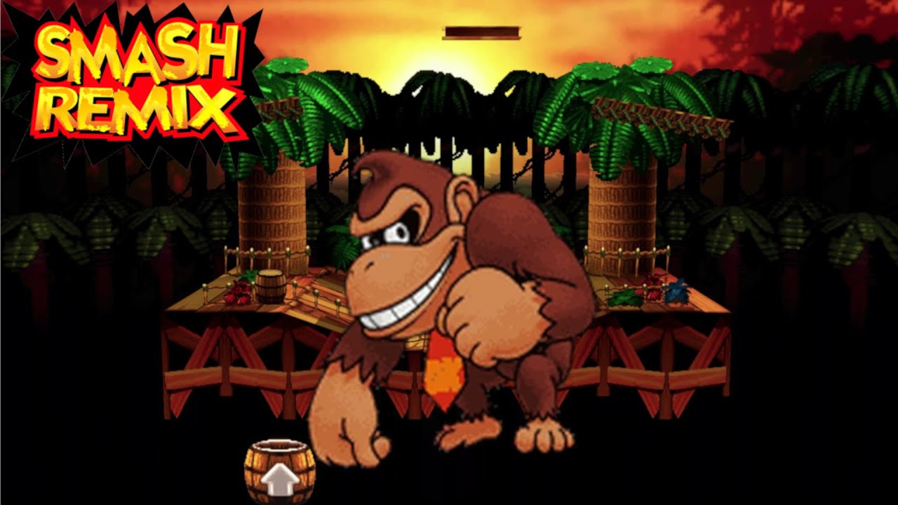 Smash Remix: Donkey Kong 1P Mode Playthrough