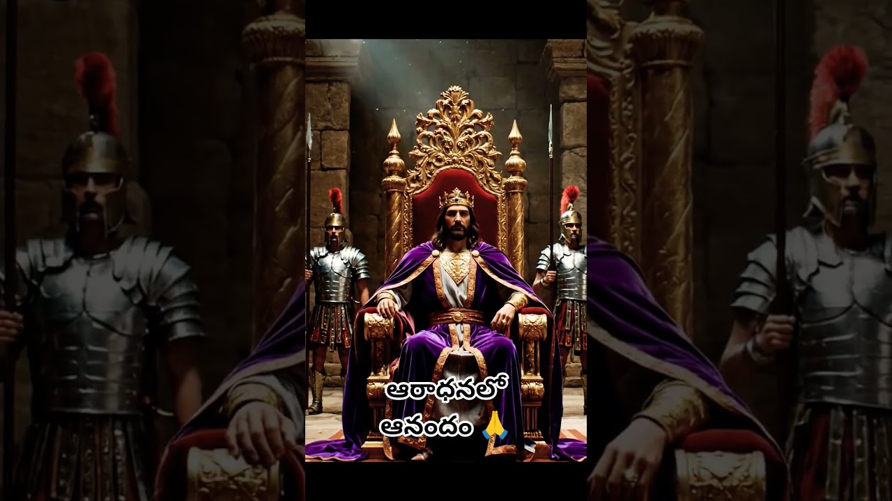 Aradhana Chettunnu Ani Velala 🙏 | Telugu Jesus Song | AI Jesus Shorts