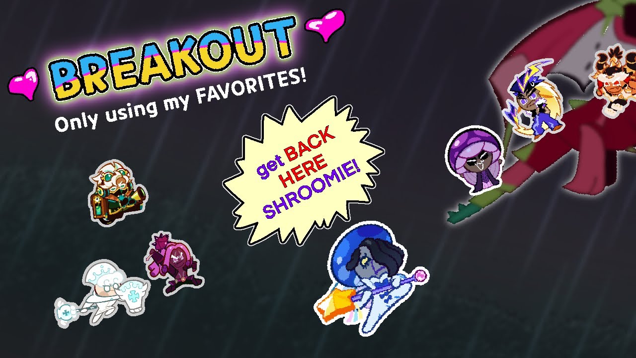 BREAKOUT!!! ONLY using my FAVORITES?!?!🐉  {Fun Edition ☺} (CR:OB, Cookie Run: Ovenbreak)