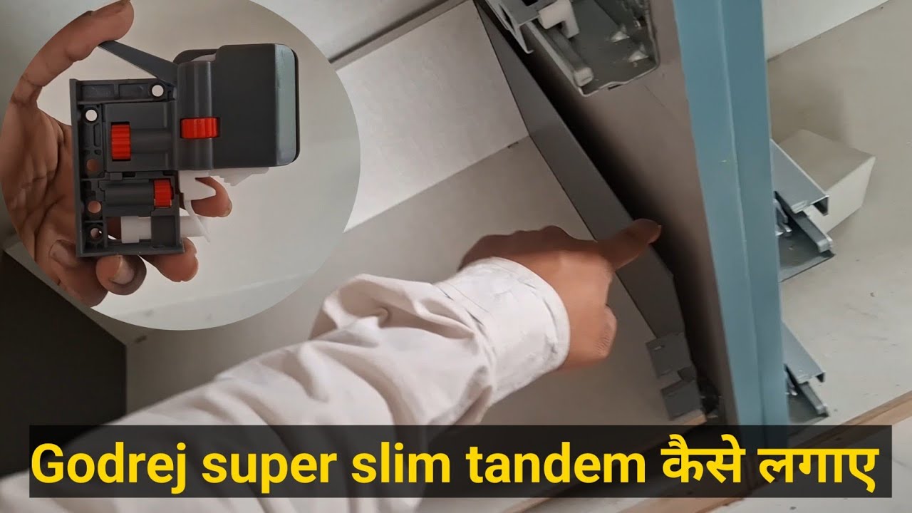 Godrej Super Slim Tandem Kaise Lagaye | Patla Wala Tandem Kaise Lagaye 