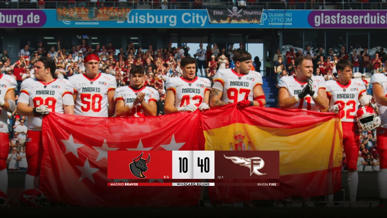 WILDCARD GAME - Madrid Bravos at Rhein Fire- Playoffs 2024 ✈️​