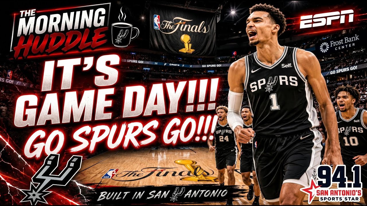 It's Game Day!  Go Spurs Go!!!| The Morning Huddle