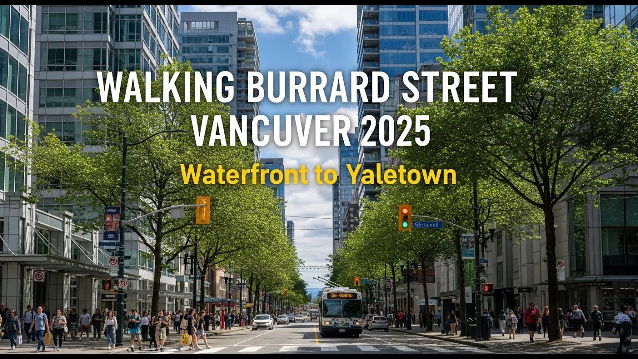 Ultimate Vancouver Walking Tour 2025  Waterfront, Burrard Bridge, Yaletown & Seawall Stroll