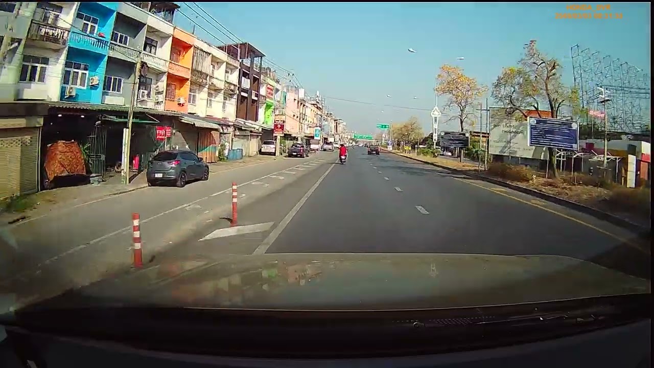 Car drive in Bangkok Thailand 4k 🚨🛺🇹🇭