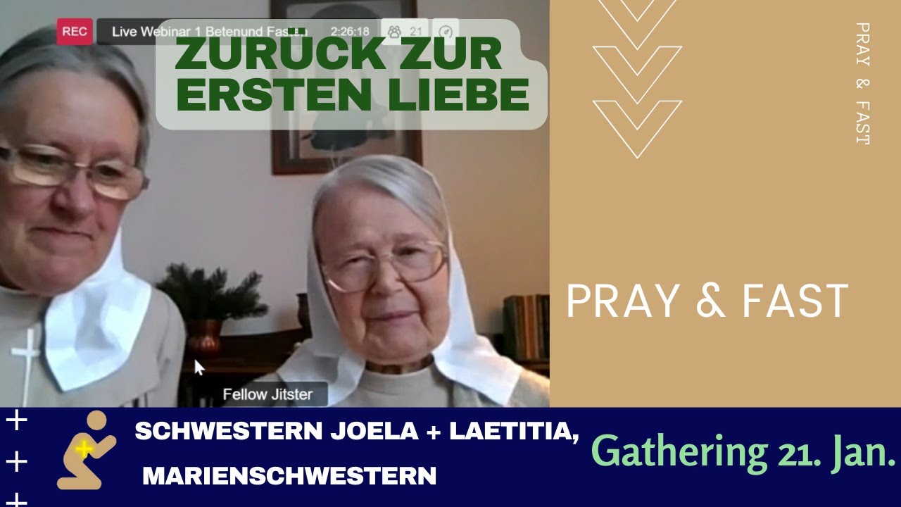 Marienschwestern Joela + Laetitia aus DA, 