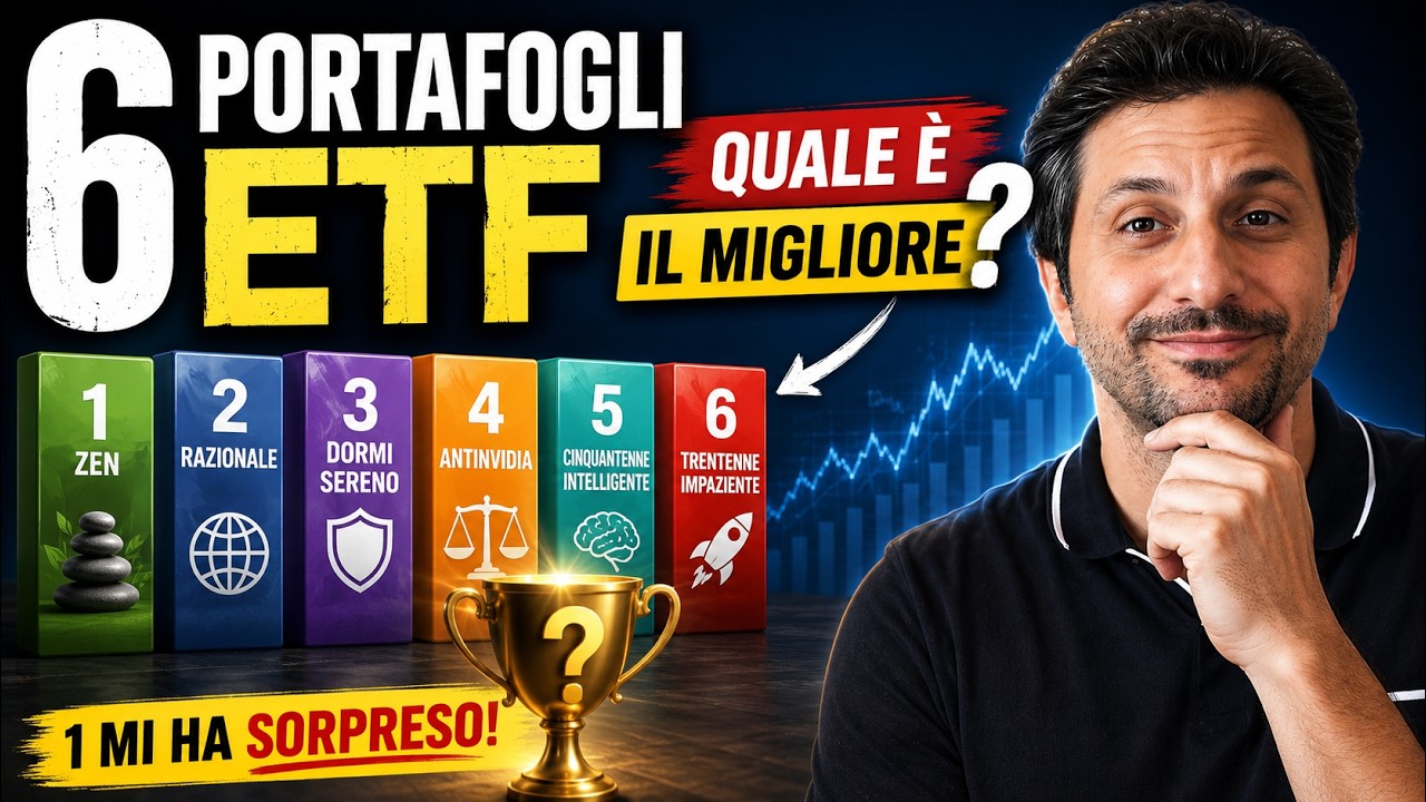 Ho Analizzato 100 ETF. Ora Costruisco 6 Portafogli con i 9 Migliori