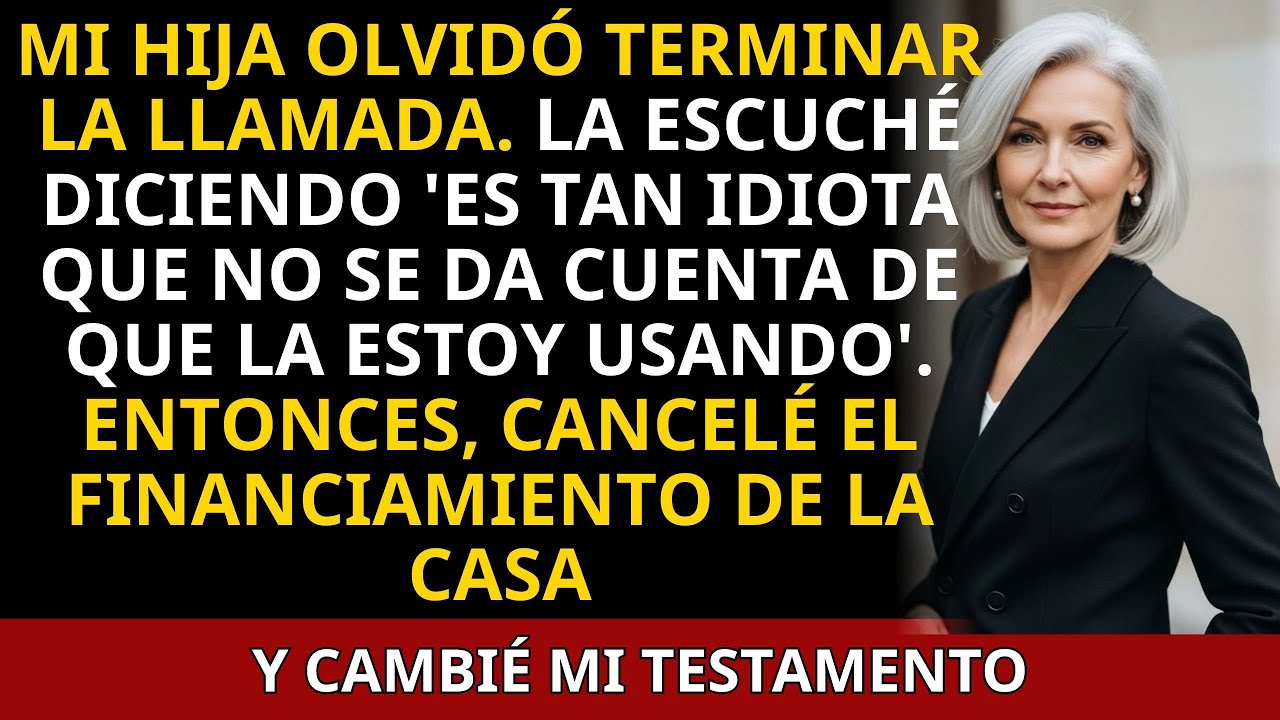 Mi Hija Olvidó Terminar La Llamada, Escuché Cómo Me Engañaba…