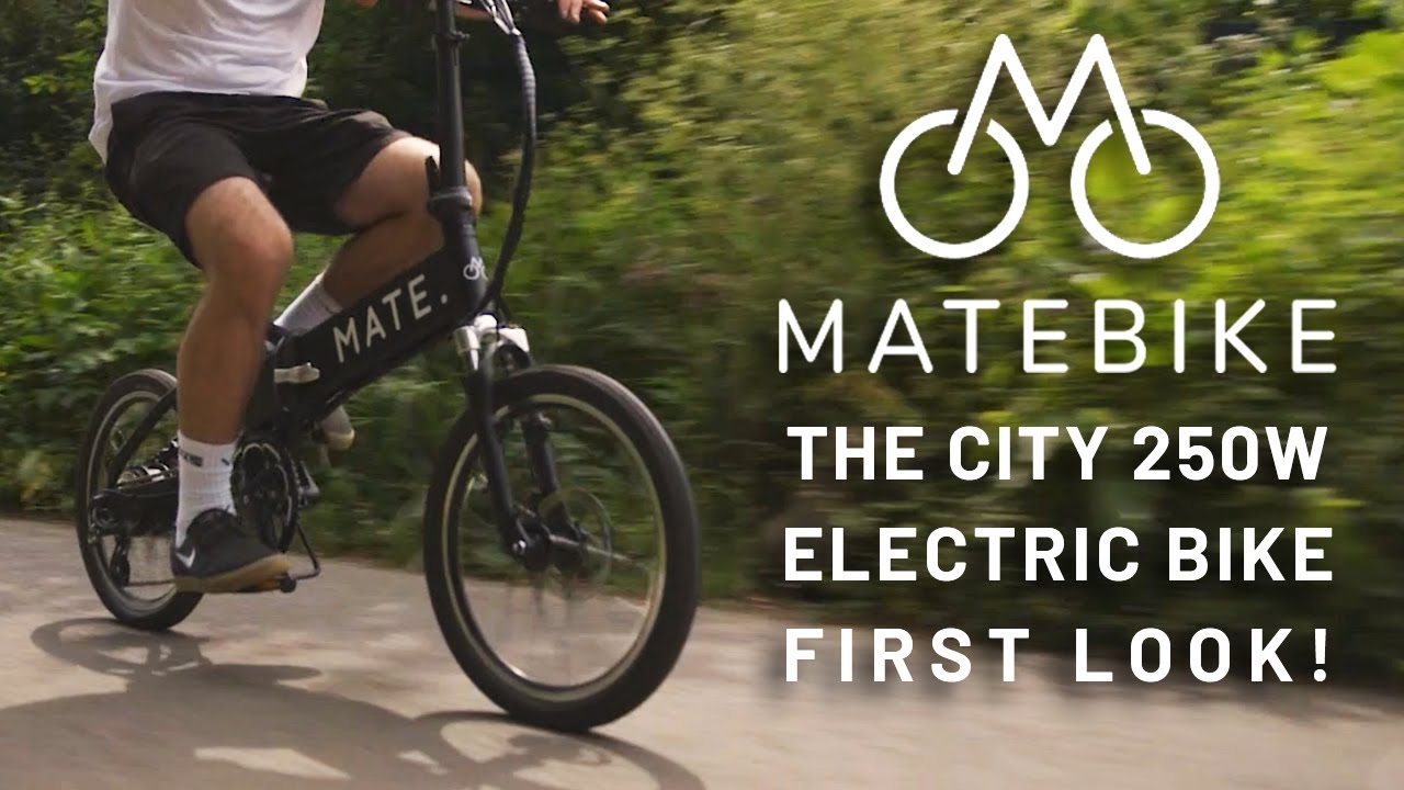 MATE CITY Foldable Electric Bike - First Look!