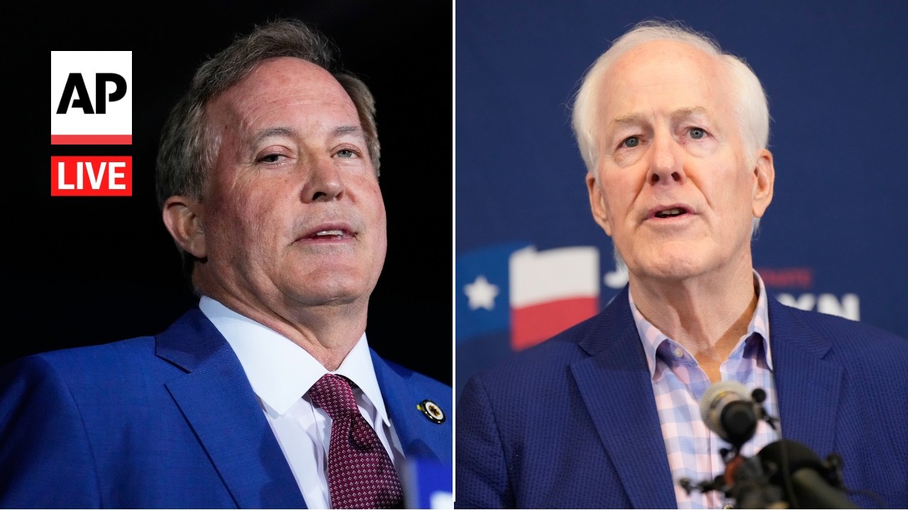 LIVE: Ken Paxton and John Cornyn speeches after Texas Senate primary runoff (Full)