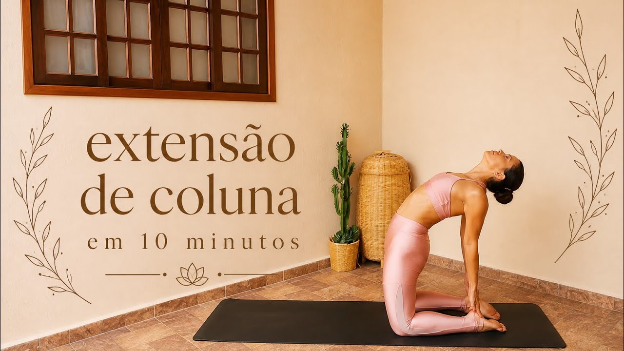Extensão de coluna no seu ritmo/prática de yoga para abrir o peito