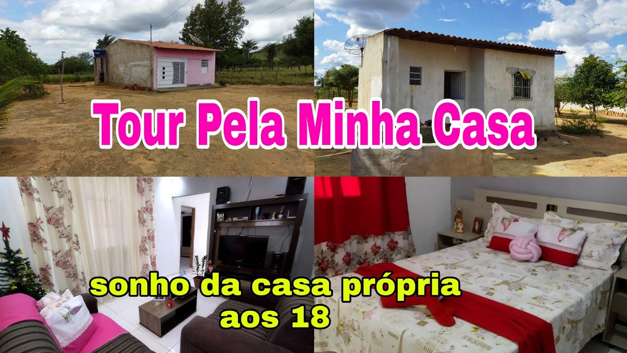 TOUR PELA MINHA CASA SIMPLES/ PRIMEIRO VIDEO ERA PRA SER APENAS UM TOUR