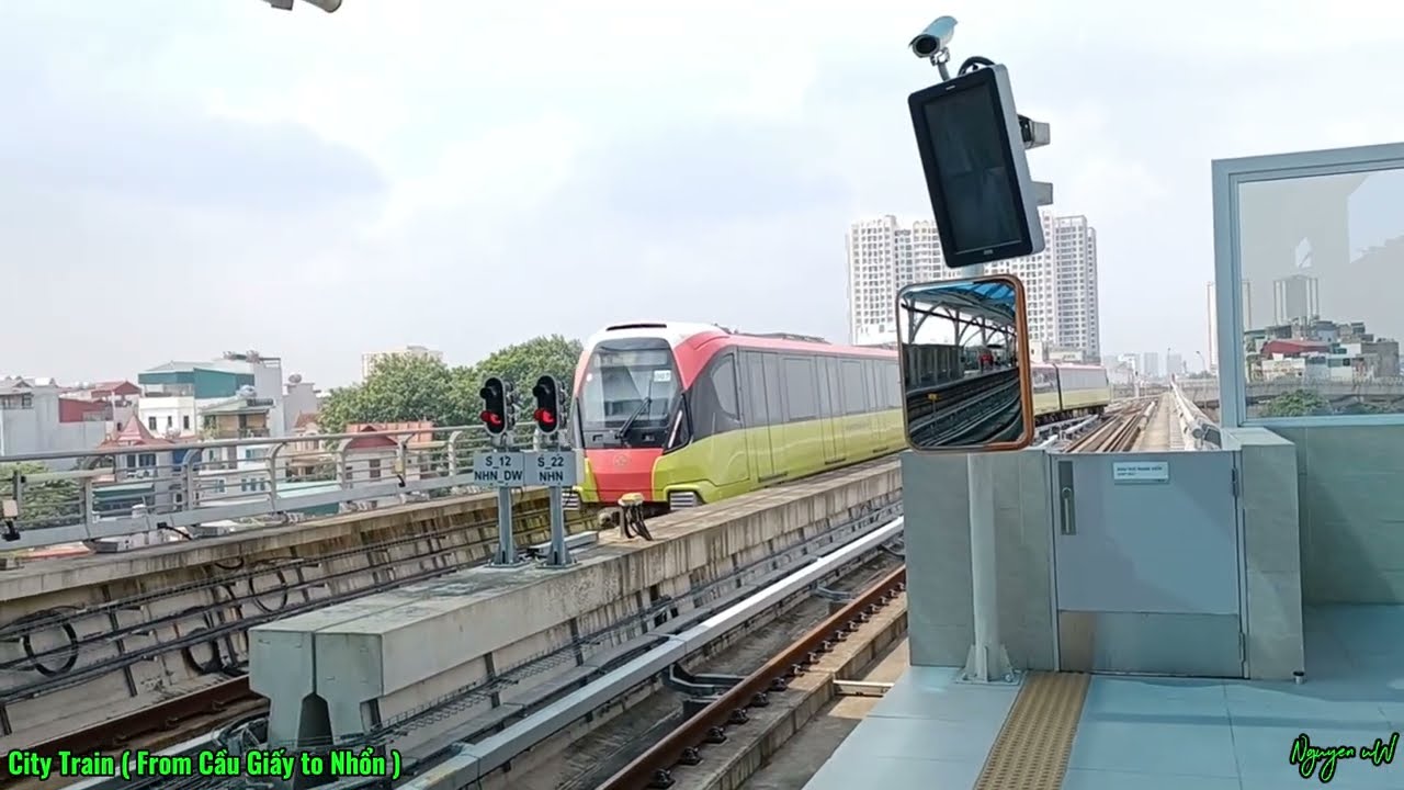 Vietnam - Hanoi - City Train Line 3 : Cầu Giấy - Nhổn