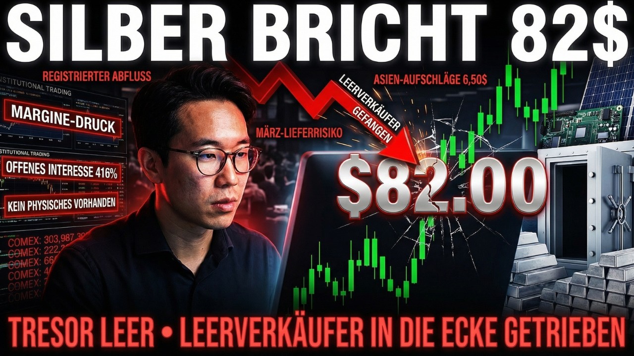 EILMELDUNG: Silber knackt 82 $ und Banken können es nicht stoppen (Tresore leer, Shorts gefangen)