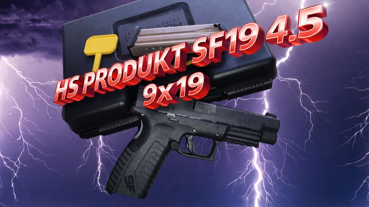 💥L'excellent HS PRODUKT SF19 4.5 9x19, le tireur beaucoup moin 😵💥