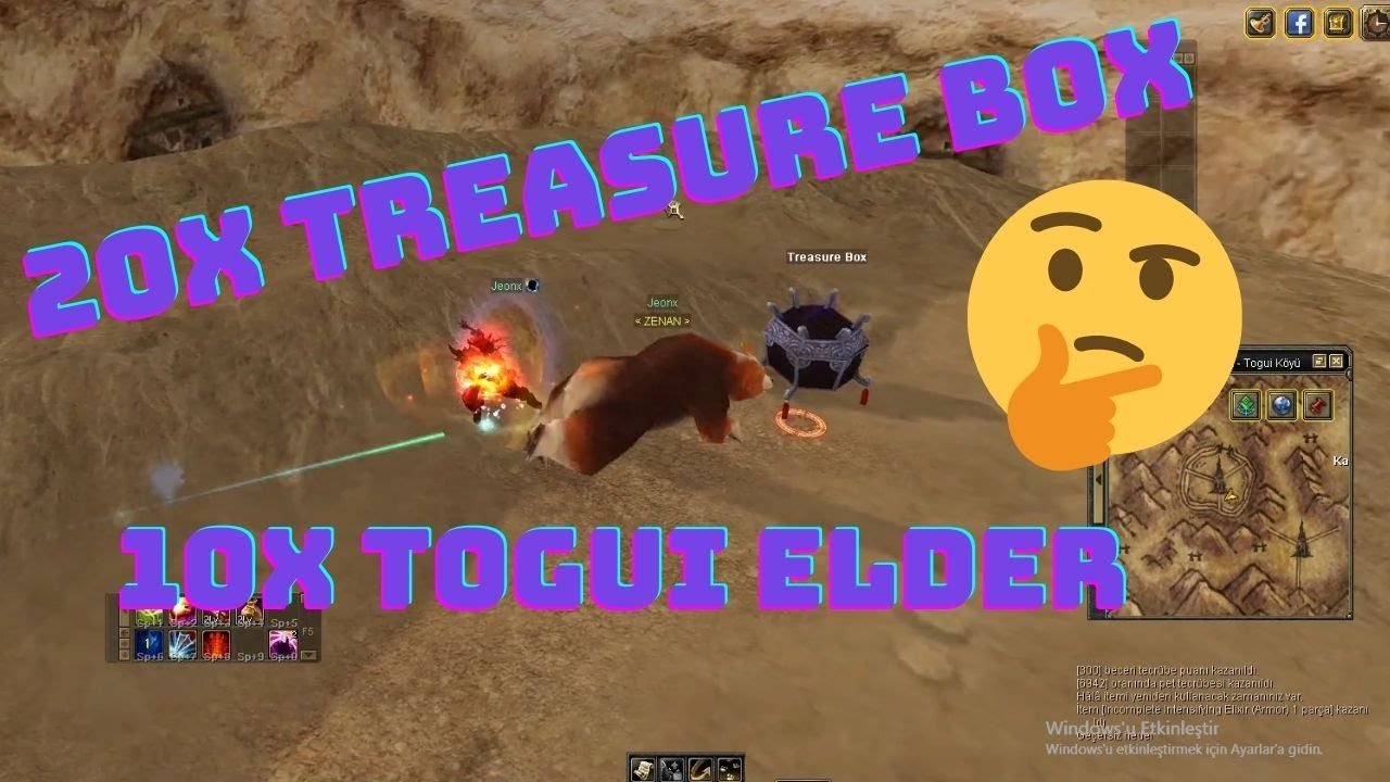 TRSRO 10 FGW DROBU (10x TOGUI ELDER 20x TREASURE BOX) #SİLKROAD #GAMEGAMİ #TROYA #FGW