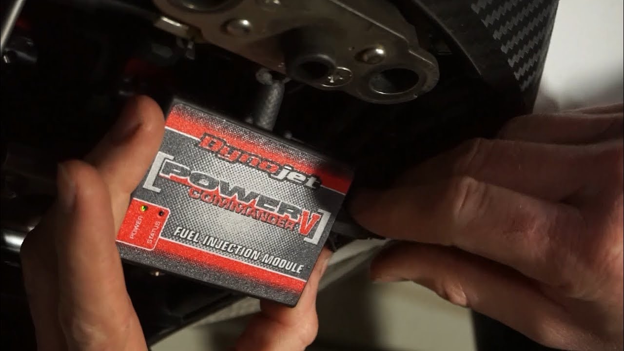 Power Commander 5 install on the Gsxr!
