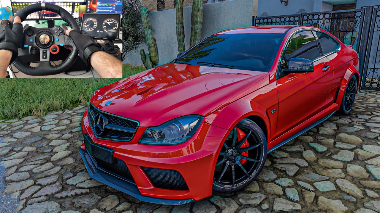 Mercedes AMG C63 - Forza Horizon 5 | Logitech G29 Steering Wheel +  Logitech G Shifter