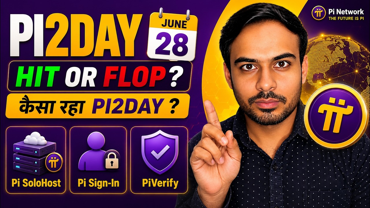 Pi2day Hit or Flop? | Pi Network New Update | Pi SoloHost | Pi Sign-In | PiVerify | Pi DEX | Pi 😱