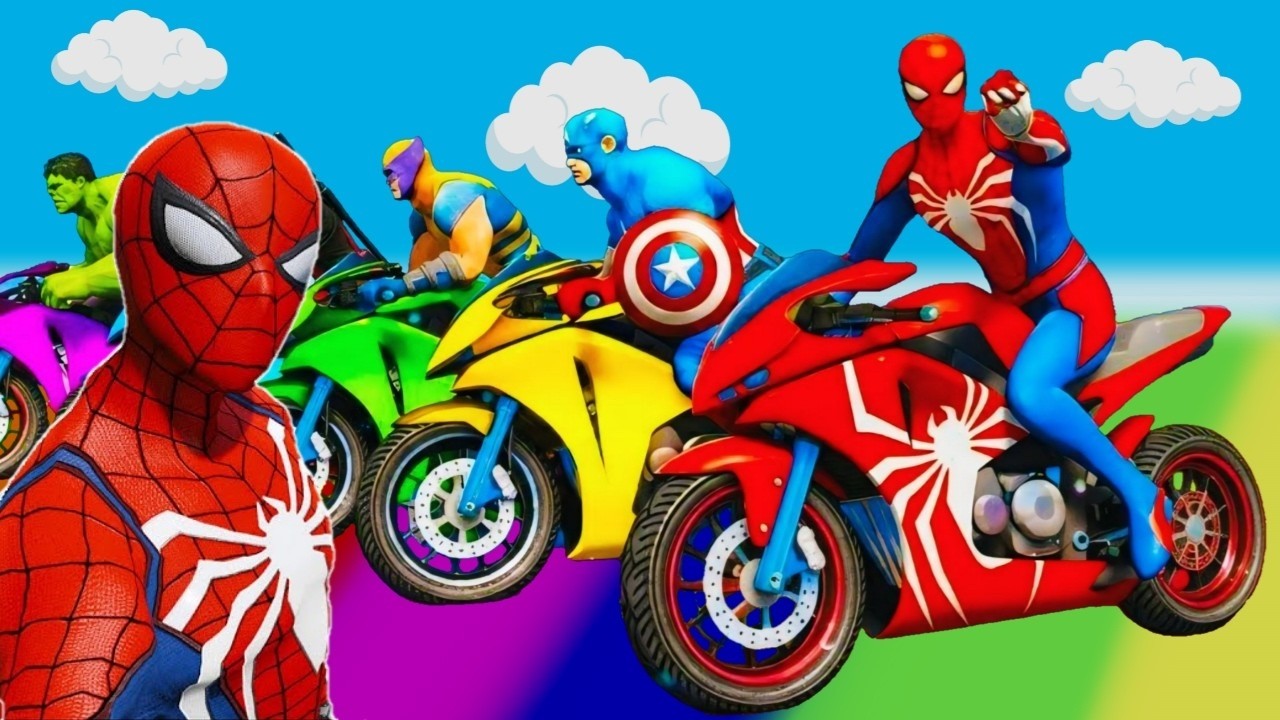 Spider-Man Rescue الرجل العنكبوت انقاذ باتمان Batman vs Iron Man vs Venom Funny Game GTA 5 Superhero