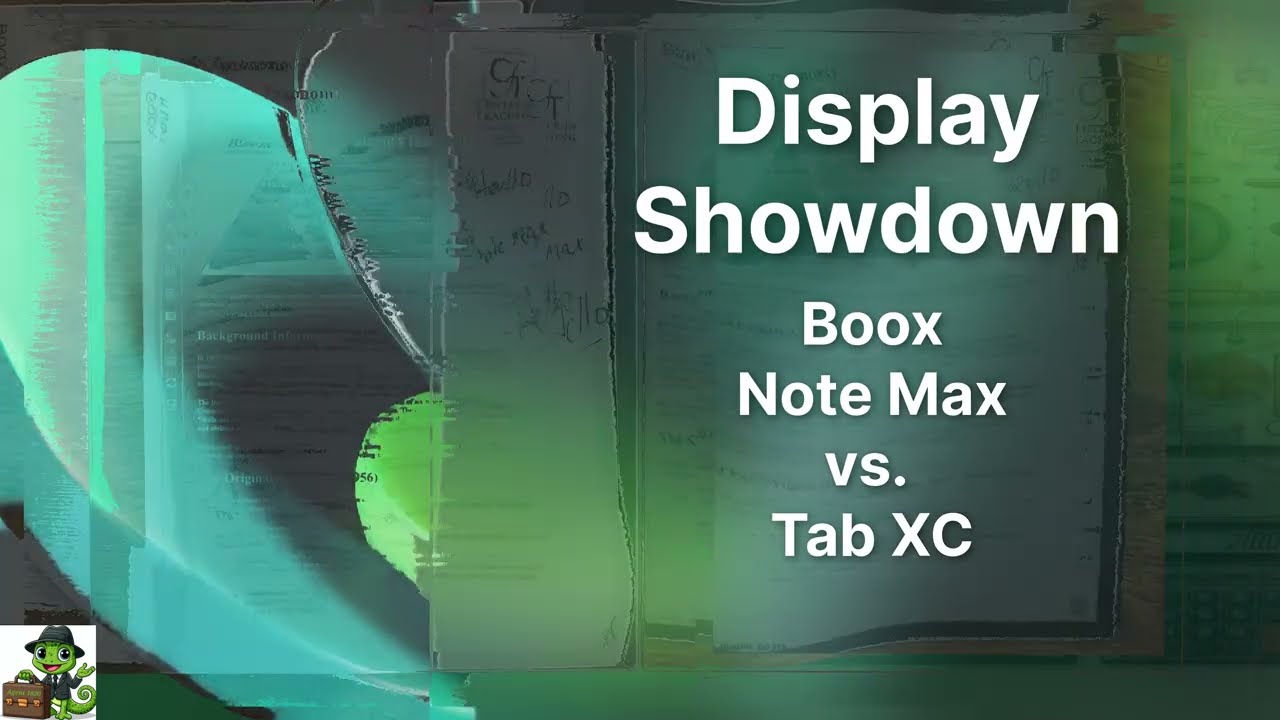 Сравнение дисплеев: BOOX Note Max против Tab XC