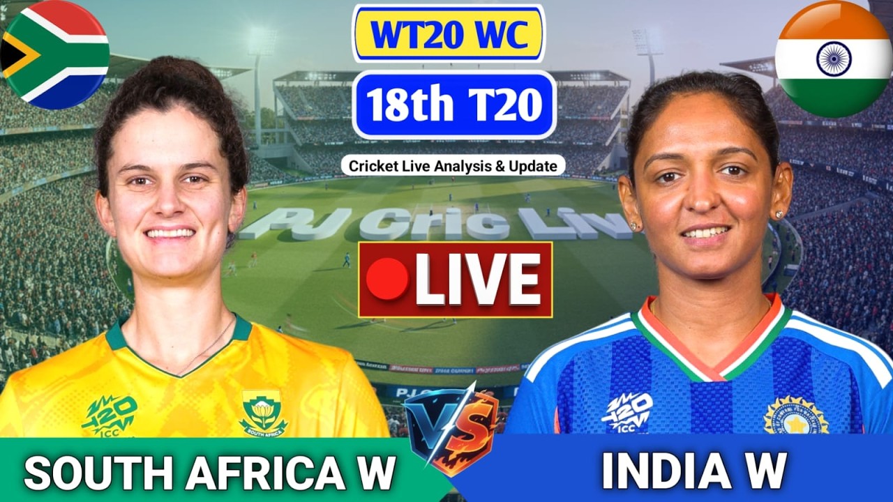 South Africa Women Vs India Women 18th T20 Match | Live Score Analysis & Discussion | SAW vs INDW