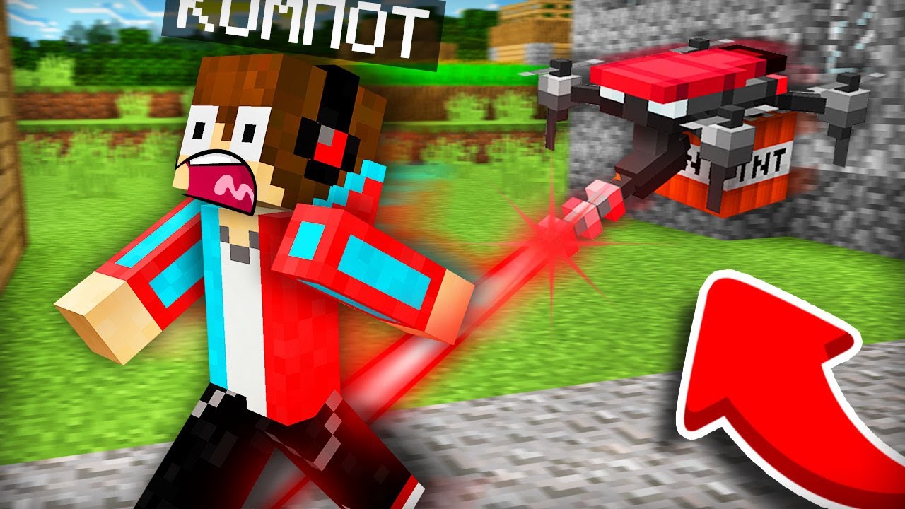 ДРОН ГРИФЕРА ПЫТАЕТСЯ УНИЧТОЖИТЬ НАШУ ДЕРЕВНЮ В МАЙНКРАФТ | Компот Minecraft