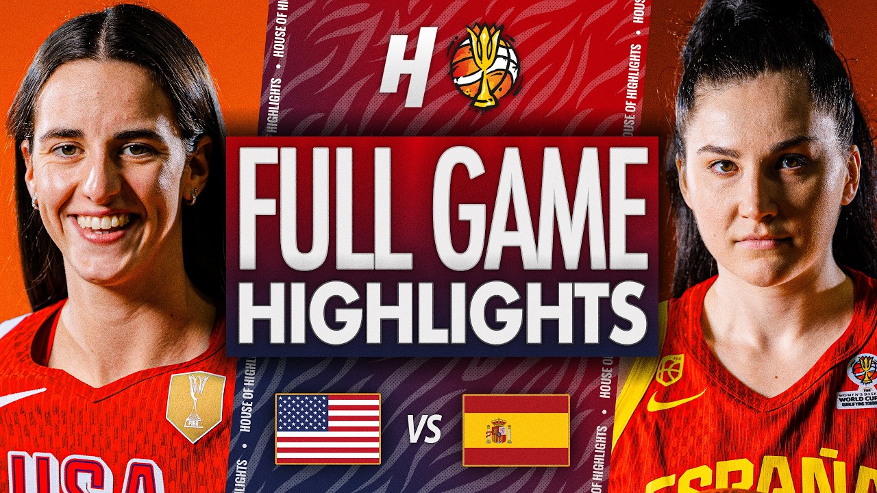 USA vs Spain - FULL GAME HIGHLIGHTS | March 17, 2026 FIBA Women’s World Cup Qualifiers