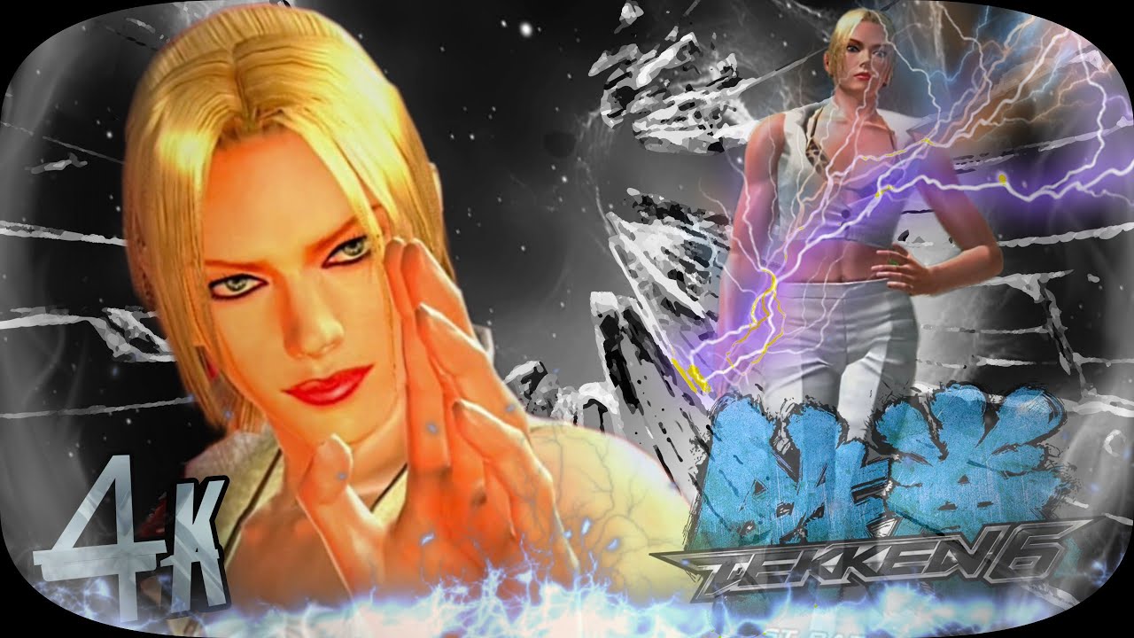 Nina ( White Tag 1 Outfit ) Ultra Hard Tekken 6 UHD 4K 60 FPS