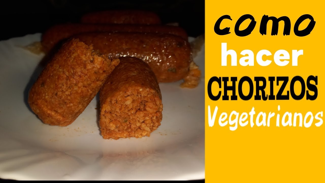 Como hacer Chorizos Vegetarianos/Veganos | Cocina Económica